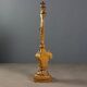 Paire de candélabres anciens en bois sculpté et doré, 5 lumières, XVIIIe siècle