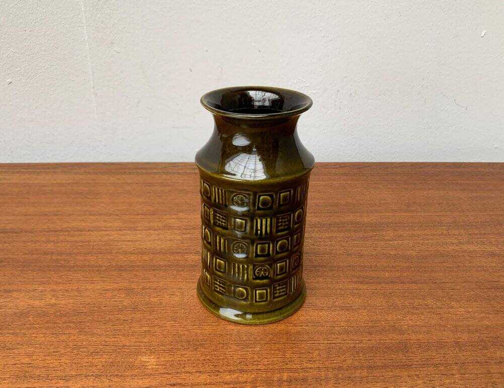 Vintage Ceramic Vase West German WGP by Bay, 1970s