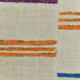 5x10 neutral textured vintage hemp rug, 168x304cm