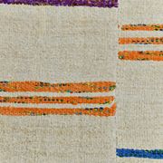 Tapis de chanvre vintage texturé neutre, 168x304cm