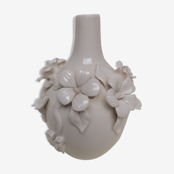 Vase soliflore barbotine