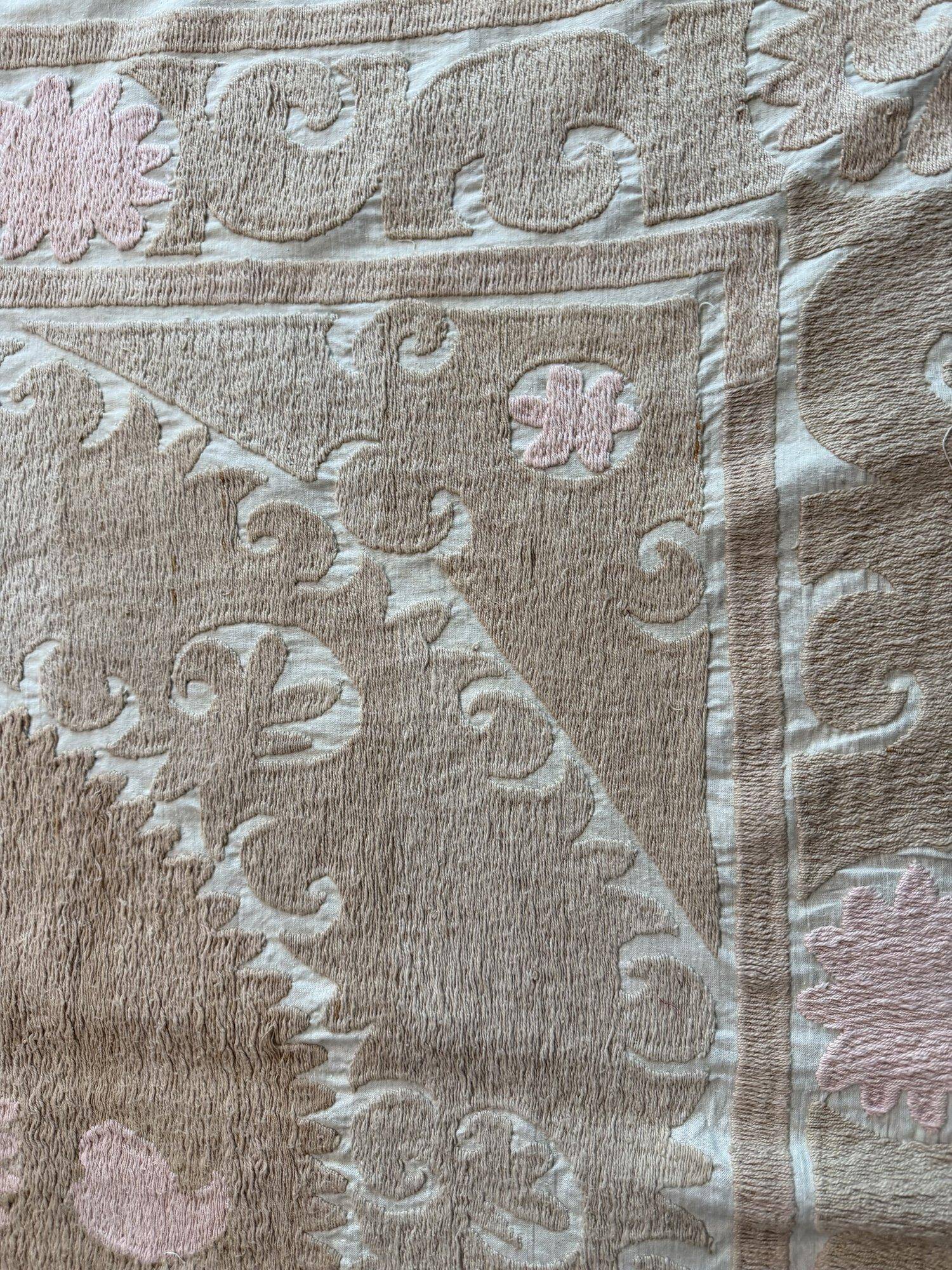 Vintage hand-embroidered tablecloth 130x152 cm