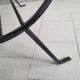 Vintage 1950 coffee table side table ceramic & metal hunting