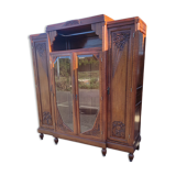 1925 office library in solid waved mahogany