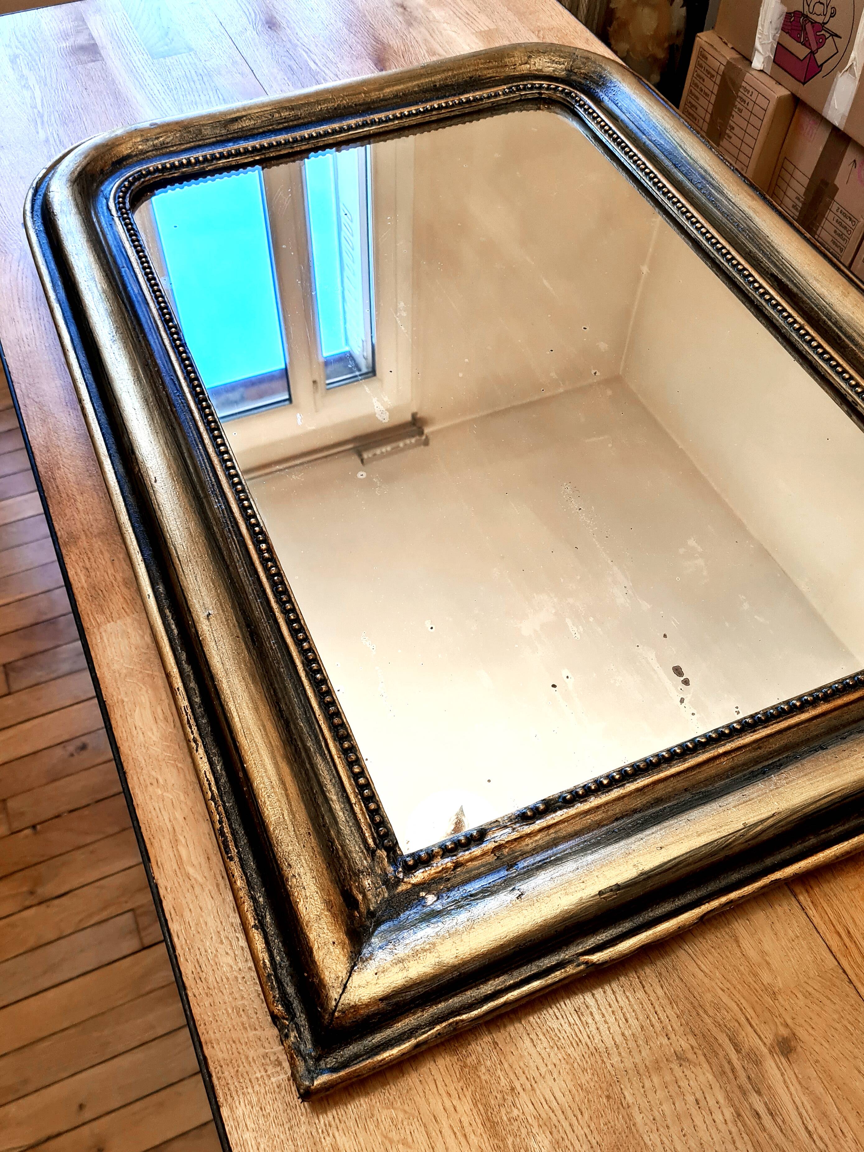 Antique Louis-Philippe mirror "Léonard"