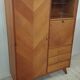 Secrétaire armoire vintage pieds compas