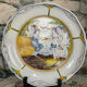 Antique shallow dish in Italian majolica – Mythological decoration