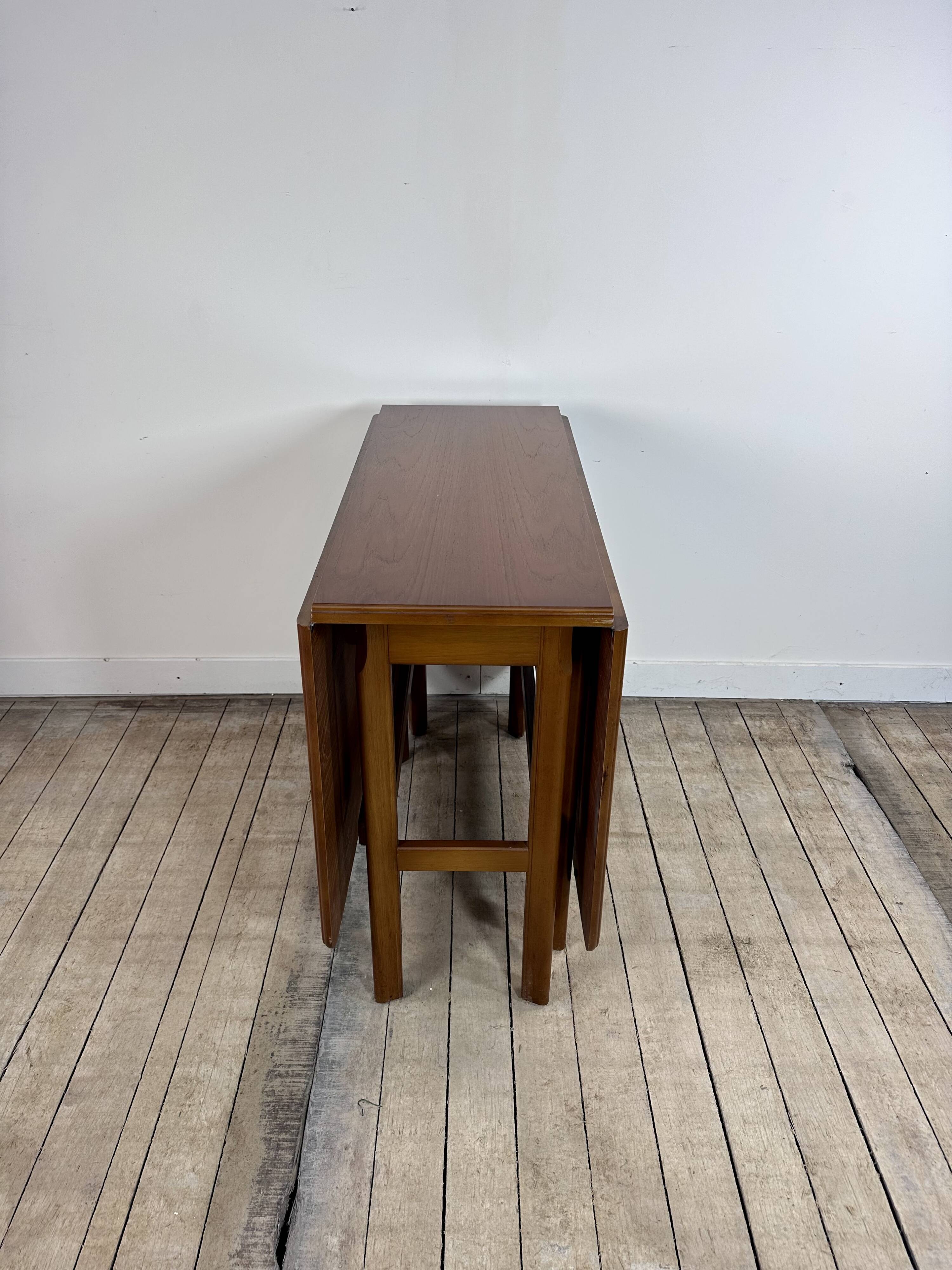 Vintage Meredew 1960 teak folding table