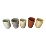 Set of 5 coffee cups
