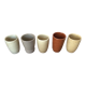 Set of 5 coffee cups