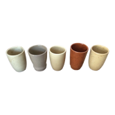 Set of 5 coffee cups