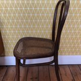 Fluted bistro chair in early 1900