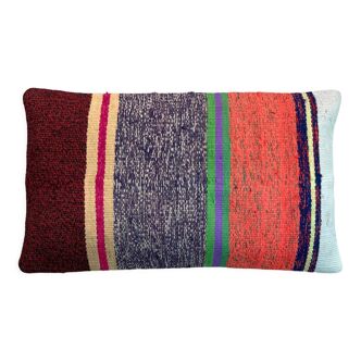 Vintage turkish kilim cushion cover