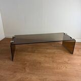 Glass coffee table from the 70s