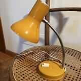 Bedside desk lamp, aluminium, vintage anni '50, italia