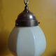 Suspension Deco with a beautiful yellow glass globe