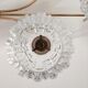 60s brass and glass globes chandelier