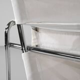 "B3 Wassily" armchair in fabric by Marcel Breuer for Bononia, Italy