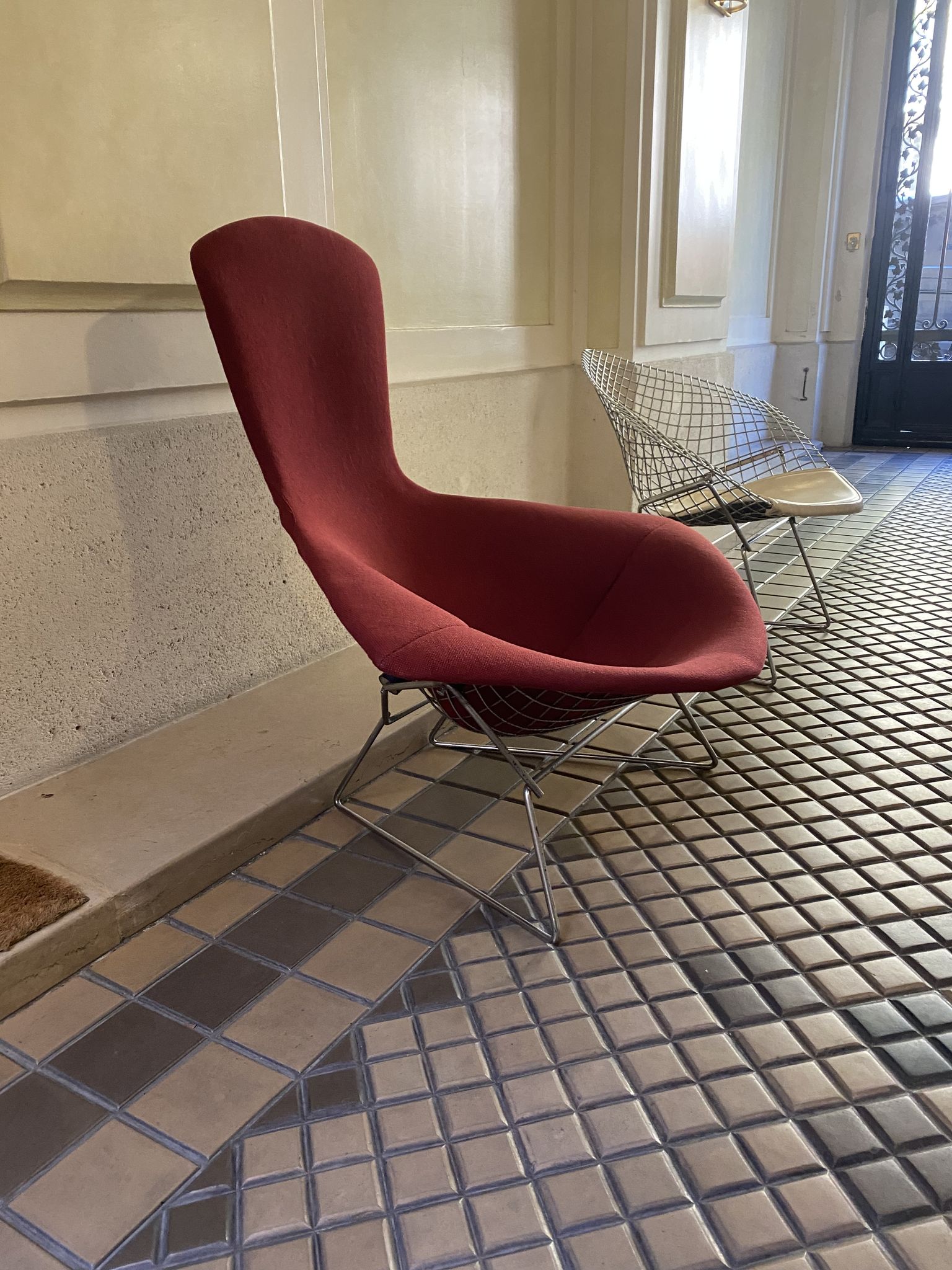 Fauteuil Bertoia Bird édition Knoll 1970