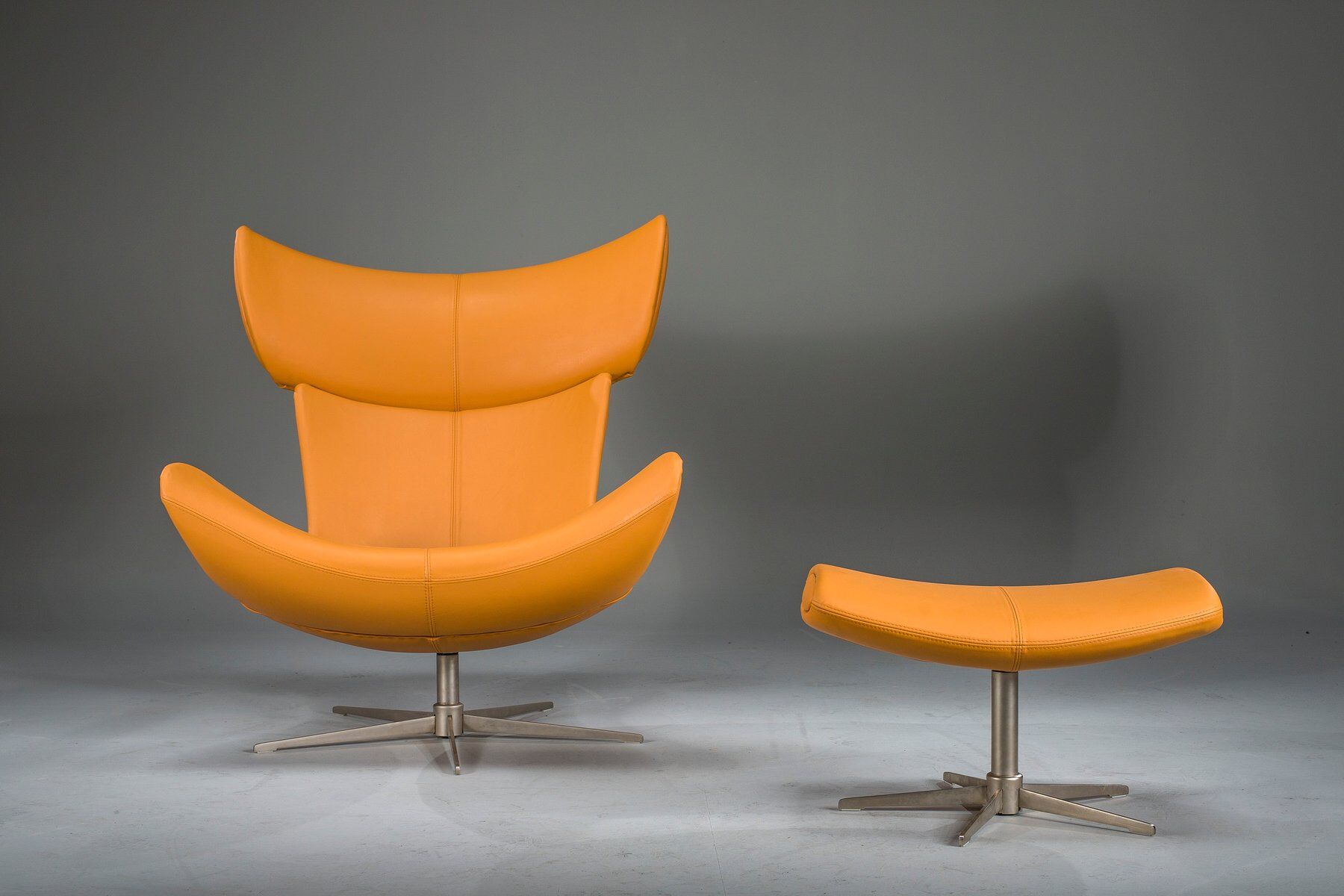 Set of Imola lounge chair and ottoman attributed to Henrik Pedersen for BoConcept, 2000s