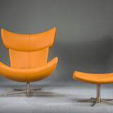 Set of Imola lounge chair and ottoman attributed to Henrik Pedersen for BoConcept, 2000s