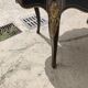 Table desk middle marquetry called "Boulle" napoleon III era