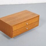 Model 128 Wall Console in Teak by Kai Kristianen for Aksel Kjersgaard