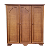Armoire vintage, bambou et rotin, Maugrion pour Roche Bobois, années 70 / 80