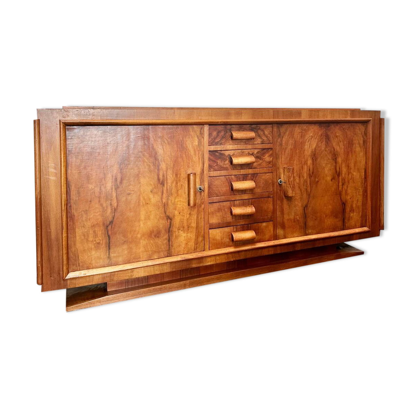 Art Deco walnut sideboard