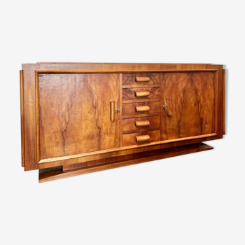 Art Deco walnut sideboard