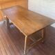 Large antique farmhouse table in solid wood – country/monastery spirit