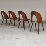 Set of 4 chairs by Antonin Suman for Tatra Nabytok 1960