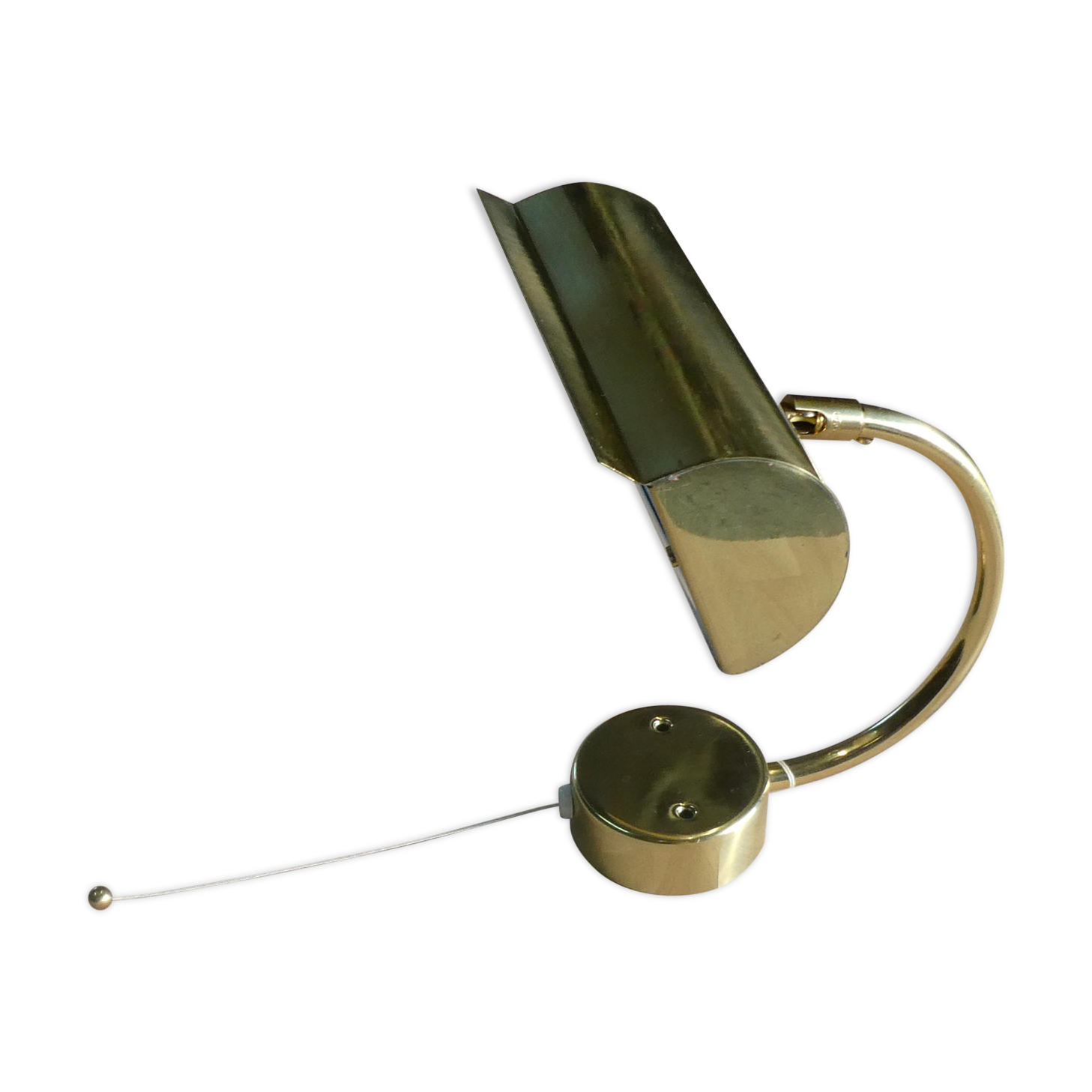 Design golden wall lamp by Sergio Bernardi - Italy