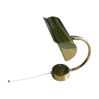 Design golden wall lamp by Sergio Bernardi - Italy