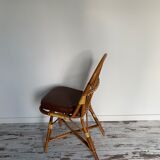 Bamboo and rattan chairs circa 60/70 from maison drucker