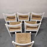 Suite of 6 Carimate chairs by Vico Magistretti