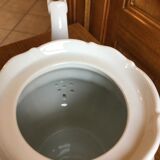 White porcelain teapot