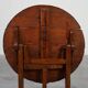 Antique oak Tilt top side table, France ca. 1800