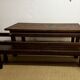 Table de ferme avec banc