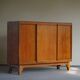 Buffet / Enfilade milieu du siècle en teck et chêne, ébéniste danois, années 1960