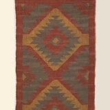 2 x 6 jute handwoven kilim runner dhurrie rug,indian carpet,custom.