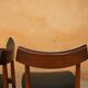 Vintage Scandinavian teak and skai chair