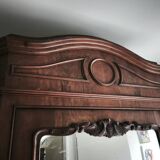 Bonnetière avec miroir