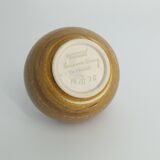 Scandinavian Modern Collectible Small Spherical Stoneware Vase by Gunnar Borg for  Höganäs Keramik