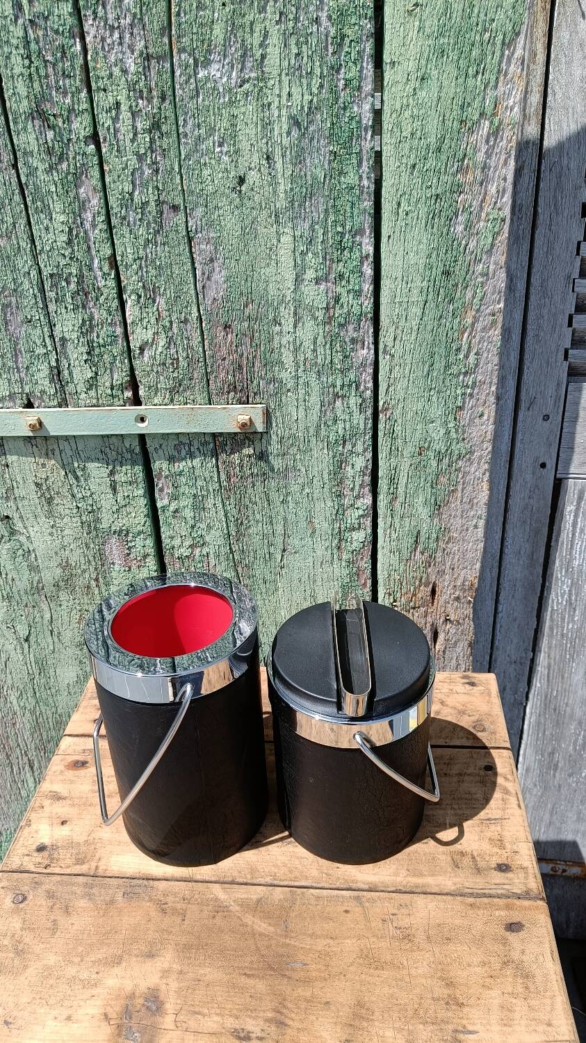Vintage champagne bucket and ice bucket