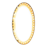 Organic mirror Space Age 1970s Hillebrand