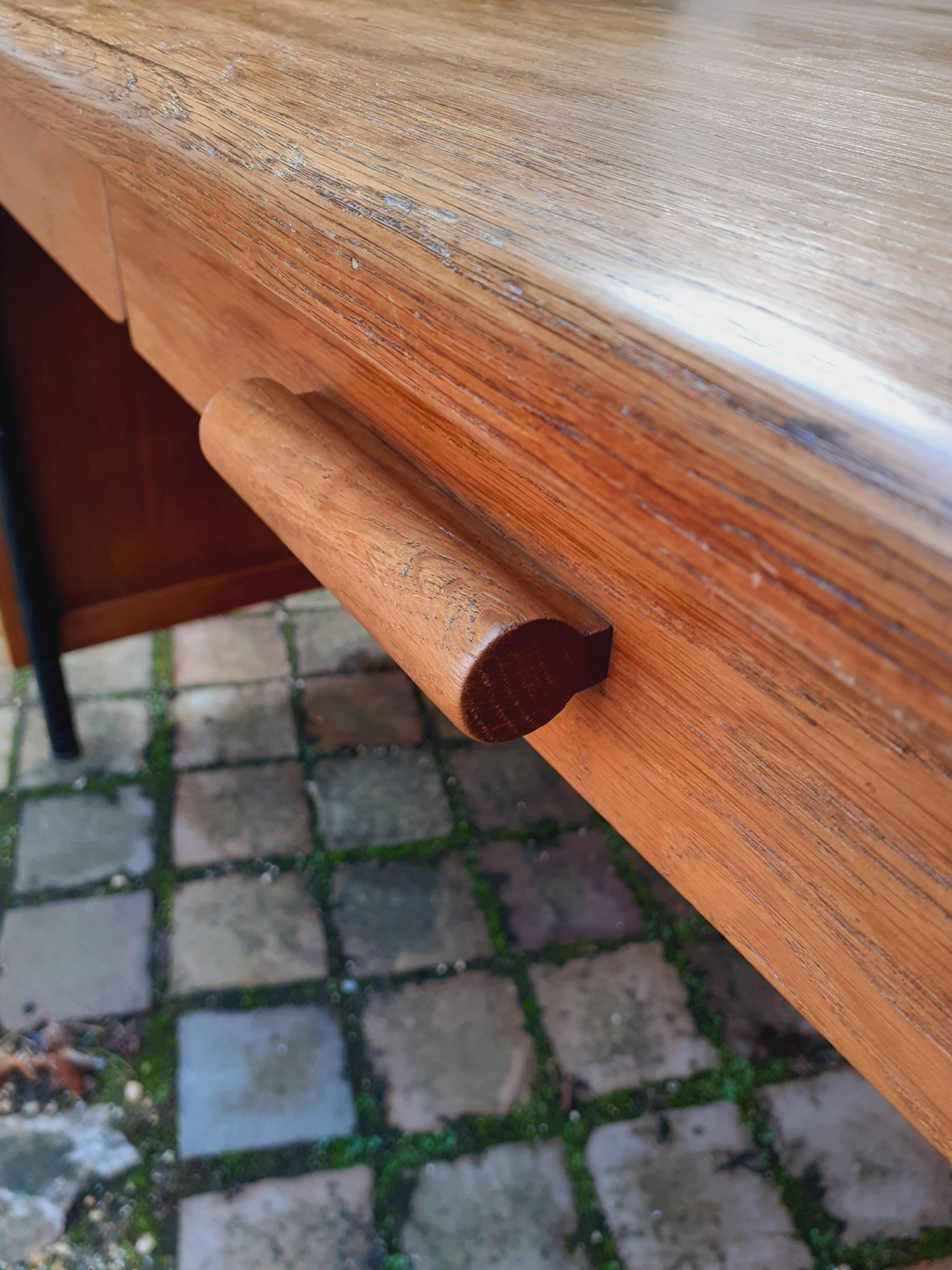 Vintage oak desk from the 60s