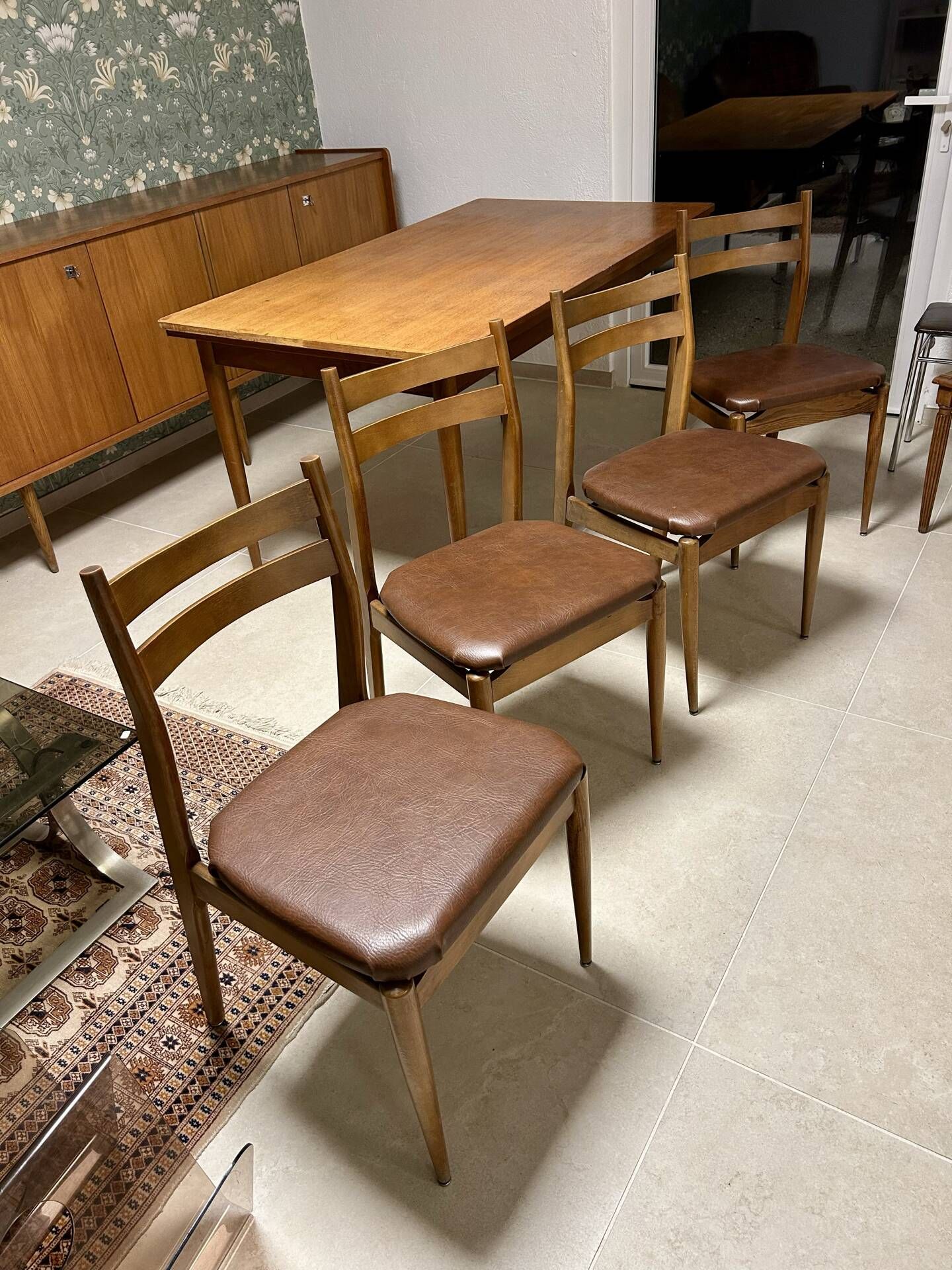 Vintage Scandinavian-style chairs