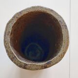 Vintage stoneware vase by Jean-Claude Monange