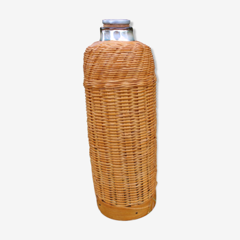 Bamboo insulated bottle